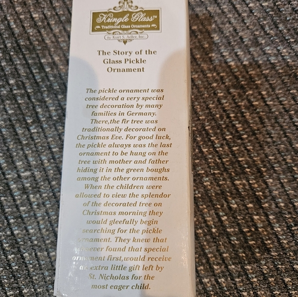 Pickle Ornament by Kurt Adler - Picture 4 of 11